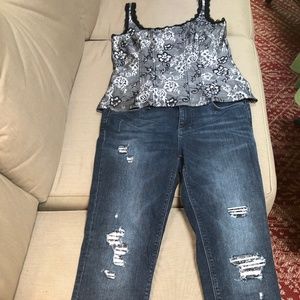 White House Black Market Lace Camisole/Tank